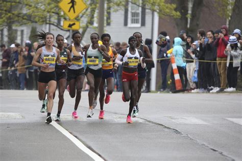 Kenya’s Obiri breaks late to win women’s Boston Marathon